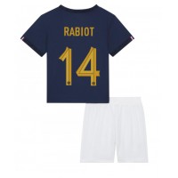 Francuska Adrien Rabiot #14 Domaci Dres za djecu SP 2022 Kratak Rukav (+ Kratke hlače)
